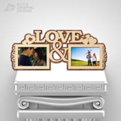Personalized Wooden Photo Frames laser cut and engraving