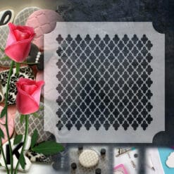 Stencil PETG Design Cookies Pastry Sweet Sugar Geometric form Dot Love