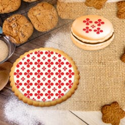 Stencil PETG Design Cookies Pastry Sweet Sugar Geometric form Dot Love