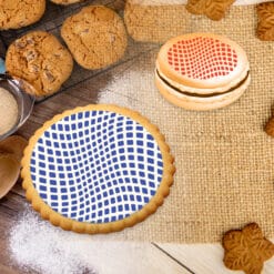 Stencil PETG Design Cookies Pastry Sweet Sugar Geometric form Dot Love