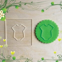 Acrylic Outbosser Embosser cookies stamps for sugar paste cupcakes Kids Baby