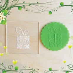 Acrylic Outbosser Embosser cookies stamps for sugar paste cupcakes Gift Christmas