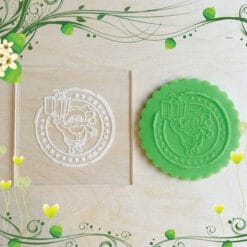 Acrylic Outbosser Embosser cookies stamps for sugar paste cupcakes Gift Santa Christmas