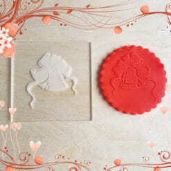 Acrylic Outbosser Embosser cookies stamps for sugar paste cupcakes Gift Bell Christmas