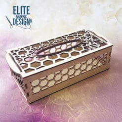 Alternative view of Wooden Tissue Box