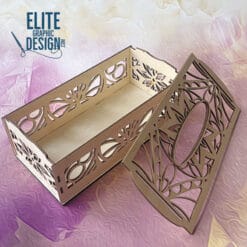 Boîte à mouchoirs en bois serviette design spécial