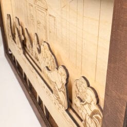 last supper wall art 3D LED wooden decor